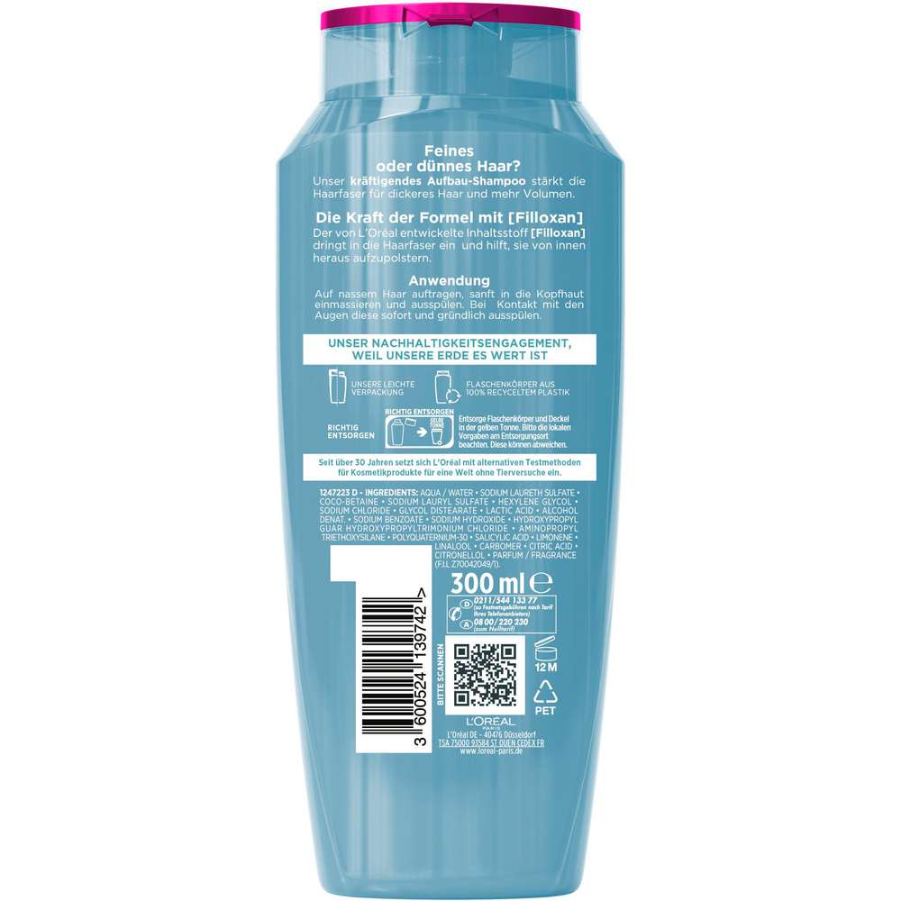 Produktabbildung L'Oreal Paris Elvital Shampoo, Fibralogy