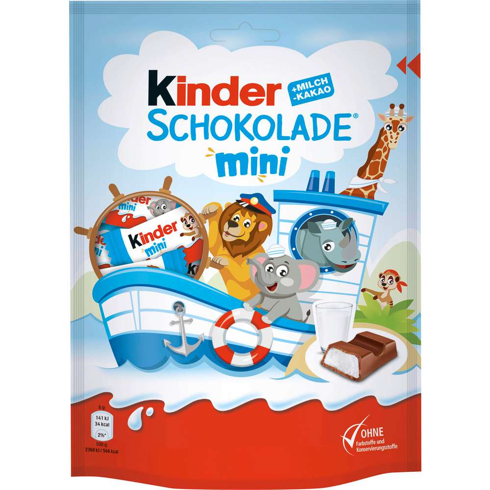Produktabbildung Ferrero Kinder Schokolade Mini´s