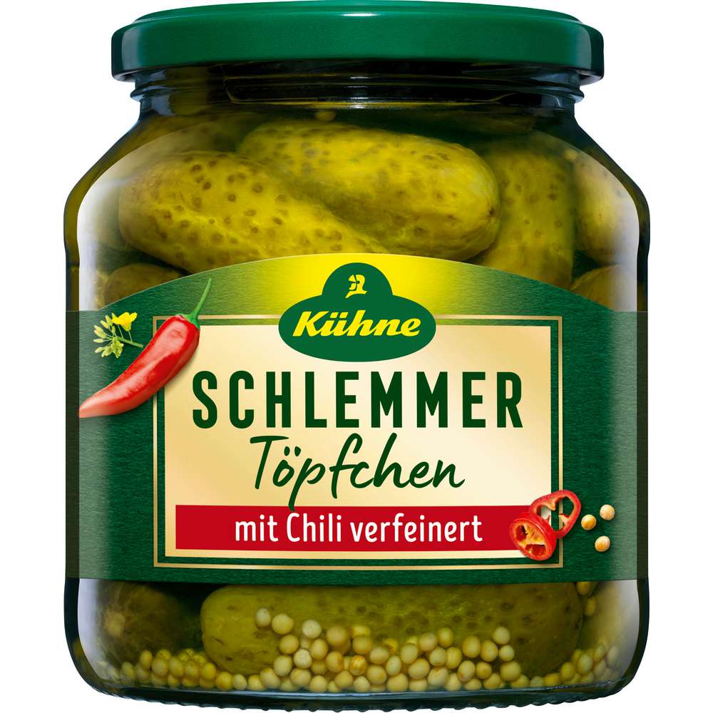Produktabbildung Kühne Cornichons Schlemmertöpfchen, Scharf