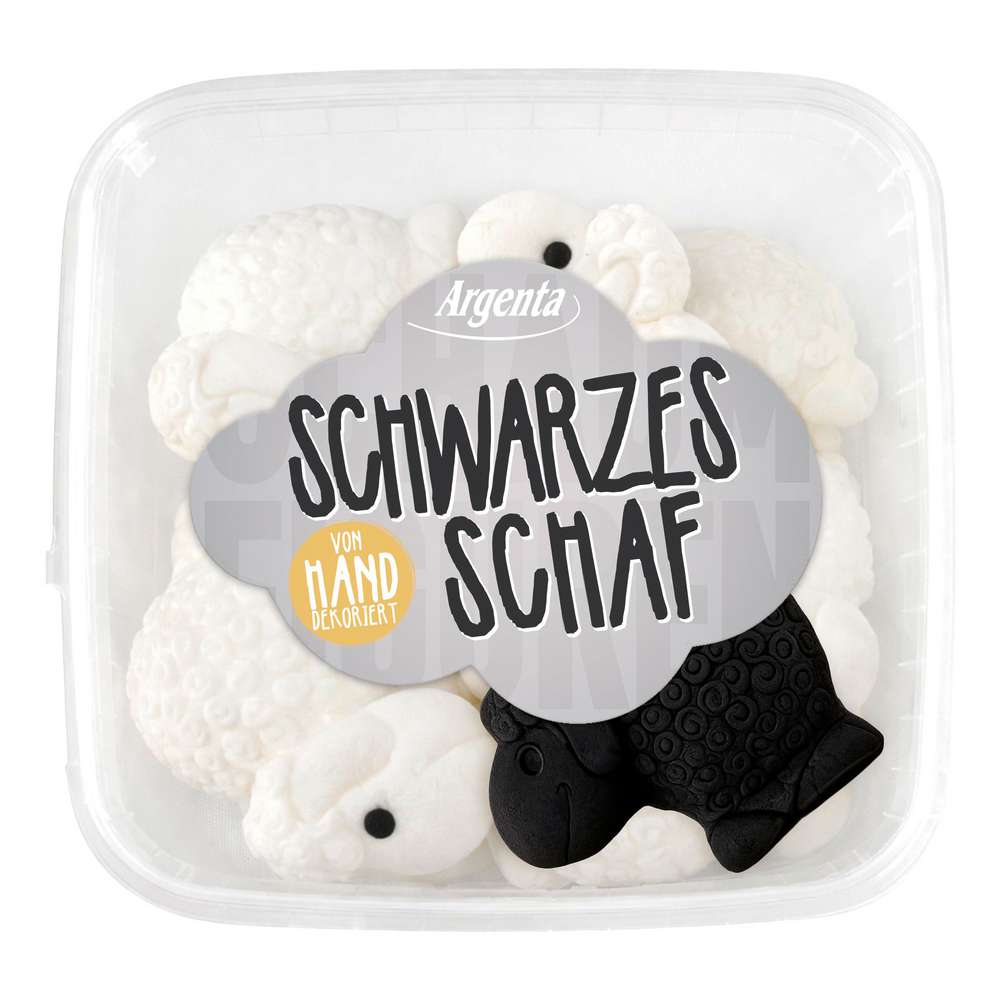 Produktabbildung Argenta Schaumzucker Schwarzes Schaf