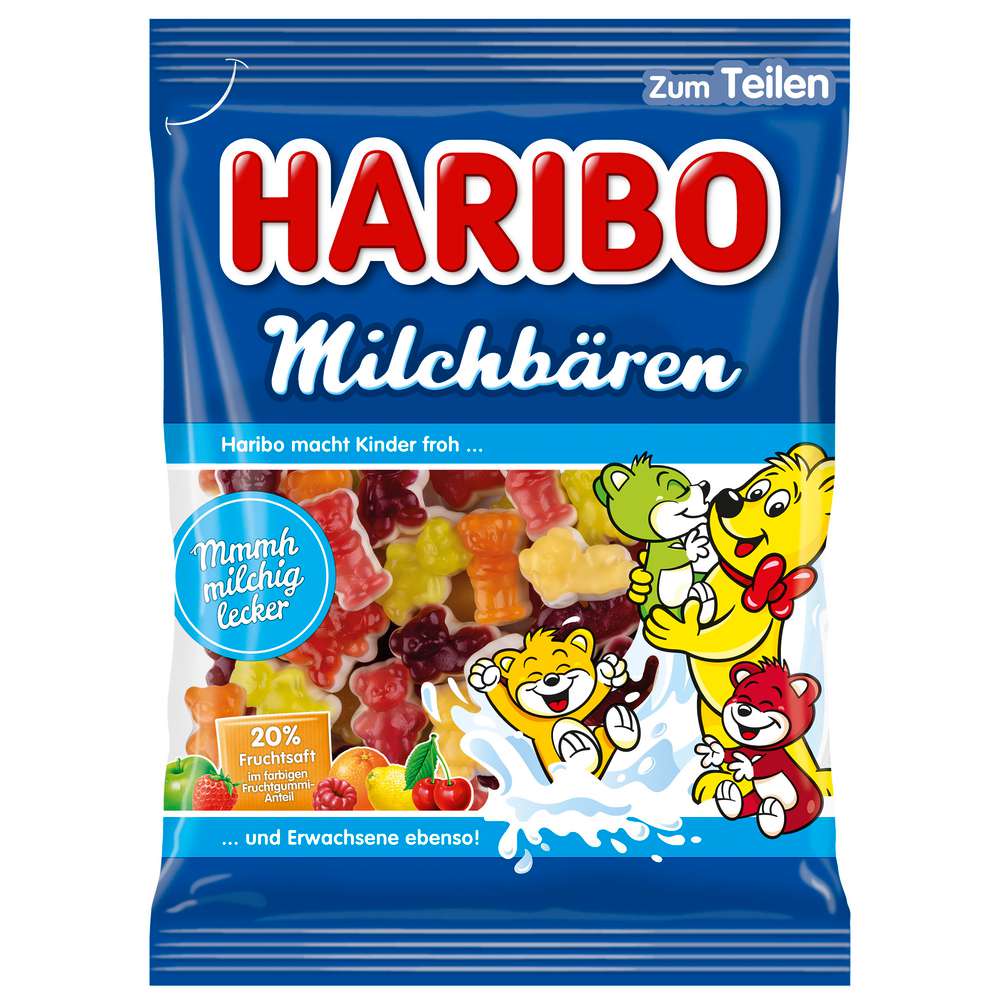 Produktabbildung Haribo Fruchtgummi Milchbären