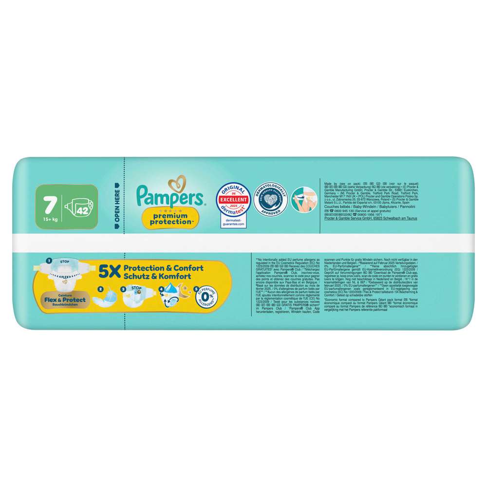 Produktabbildung Pampers Windeln Premium Protection Gr.7 XXL 15+kg