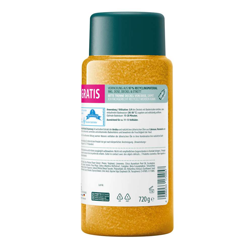 Produktabbildung Kneipp Badekristalle, Muskel Entspannung