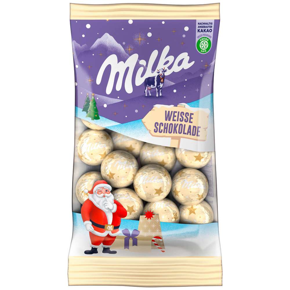 Produktabbildung Milka Schoko-Pralinen Mischung Weiß