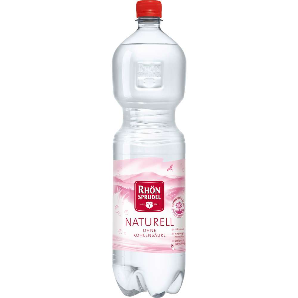 Produktabbildung Rhön Sprudel Mineralwasser, Naturell (6x 1,500 Liter)