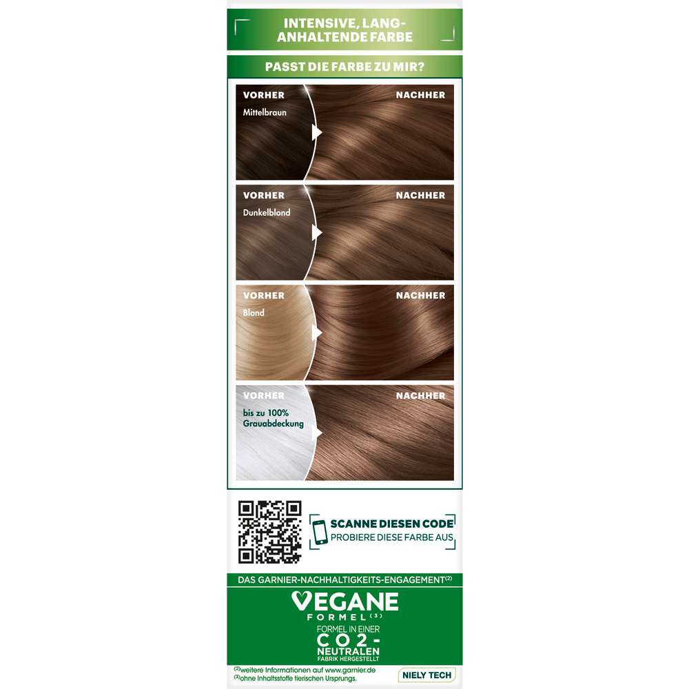 Produktabbildung Garnier Haarfarbe-Creme Nutrisse, 60 Dunkelblond