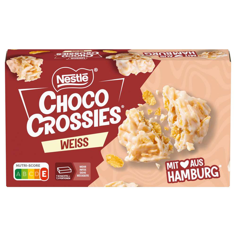 Produktabbildung Nestle Choco Crossies, Weiß