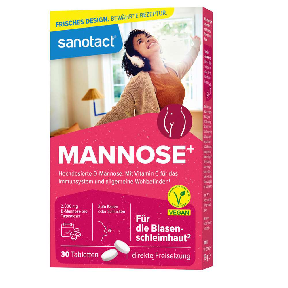 Produktabbildung sanotact Mannose+