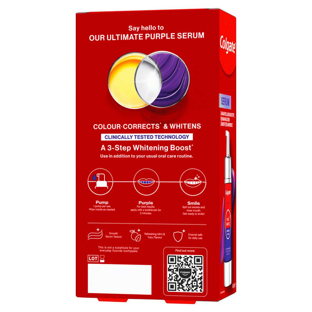 Produktabbildung Colgate Purple Serum Max White 