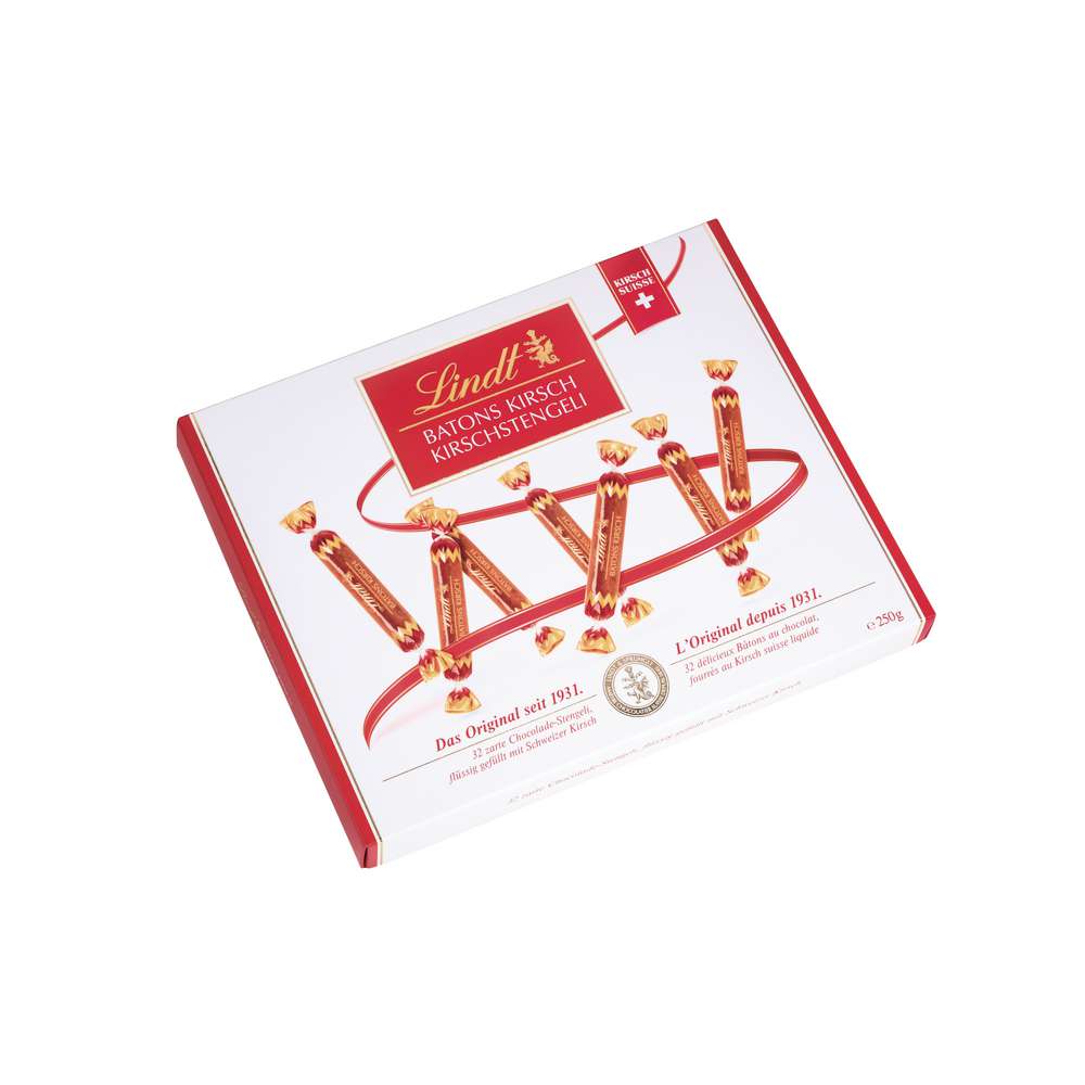 Produktabbildung Lindt Schokolade-Kirschstengli