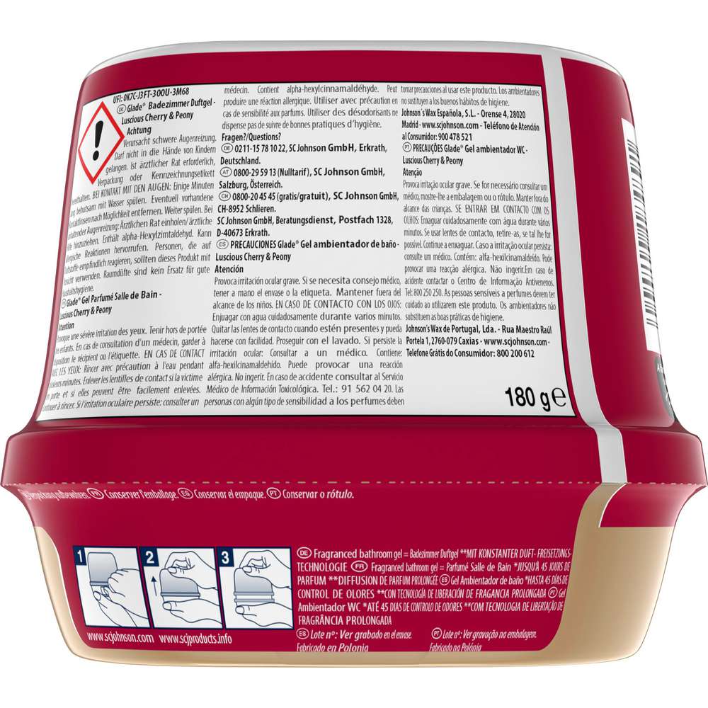 Produktabbildung Glade Bad Duftgel, Cherry