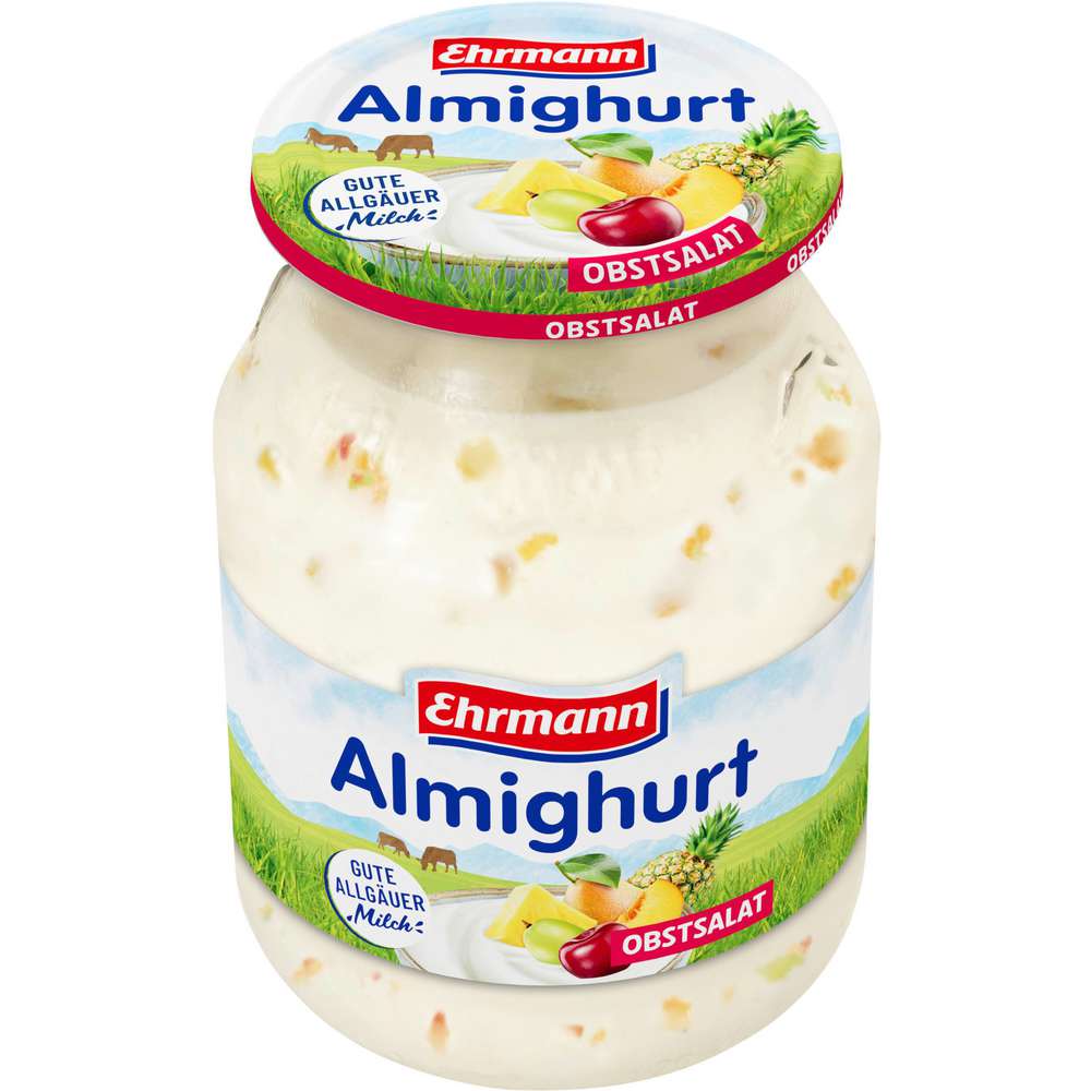 Produktabbildung Ehrmann Fruchtjoghurt Almighurt, Obstsalat