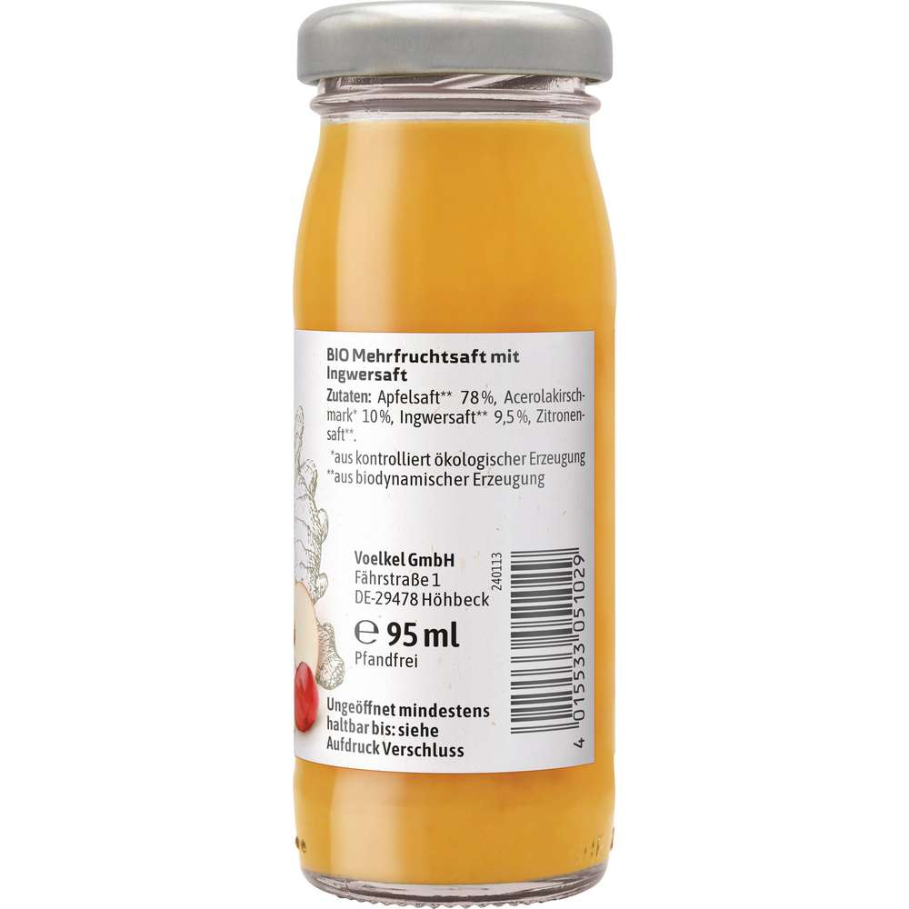 Produktabbildung Voelkel Ingwer Shot Original