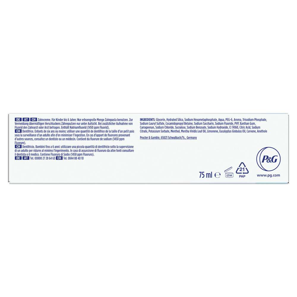Produktabbildung Oral-B Zahncreme 3D White Express, Frisches Strahlen