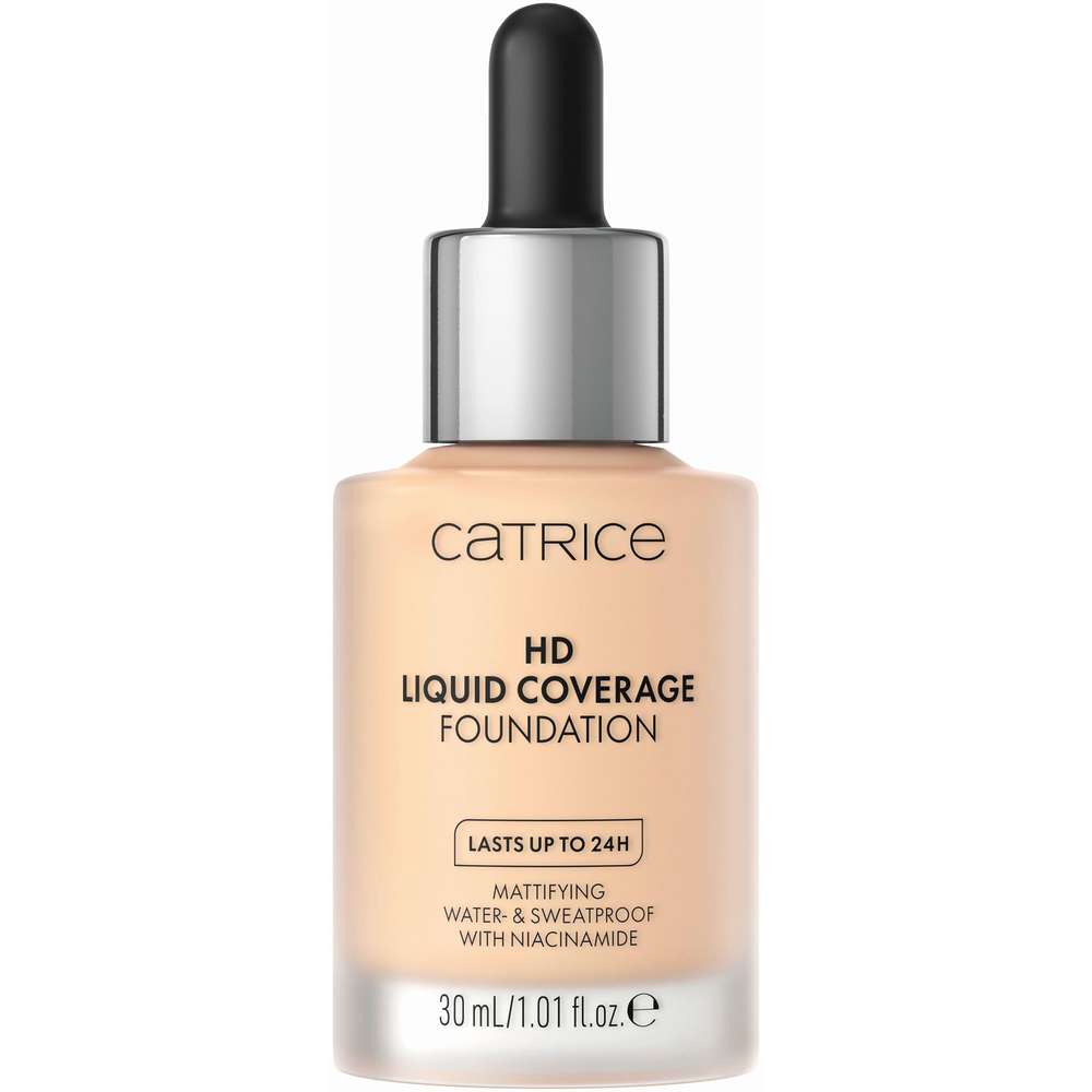 Produktabbildung Catrice Make-Up HD Liquid Coverage Foundation, Porcelain Beige 002
