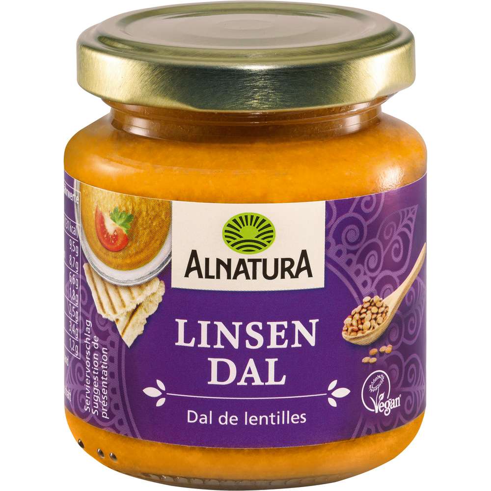 Produktabbildung Alnatura Bio Aufstrich, Linsen Dal