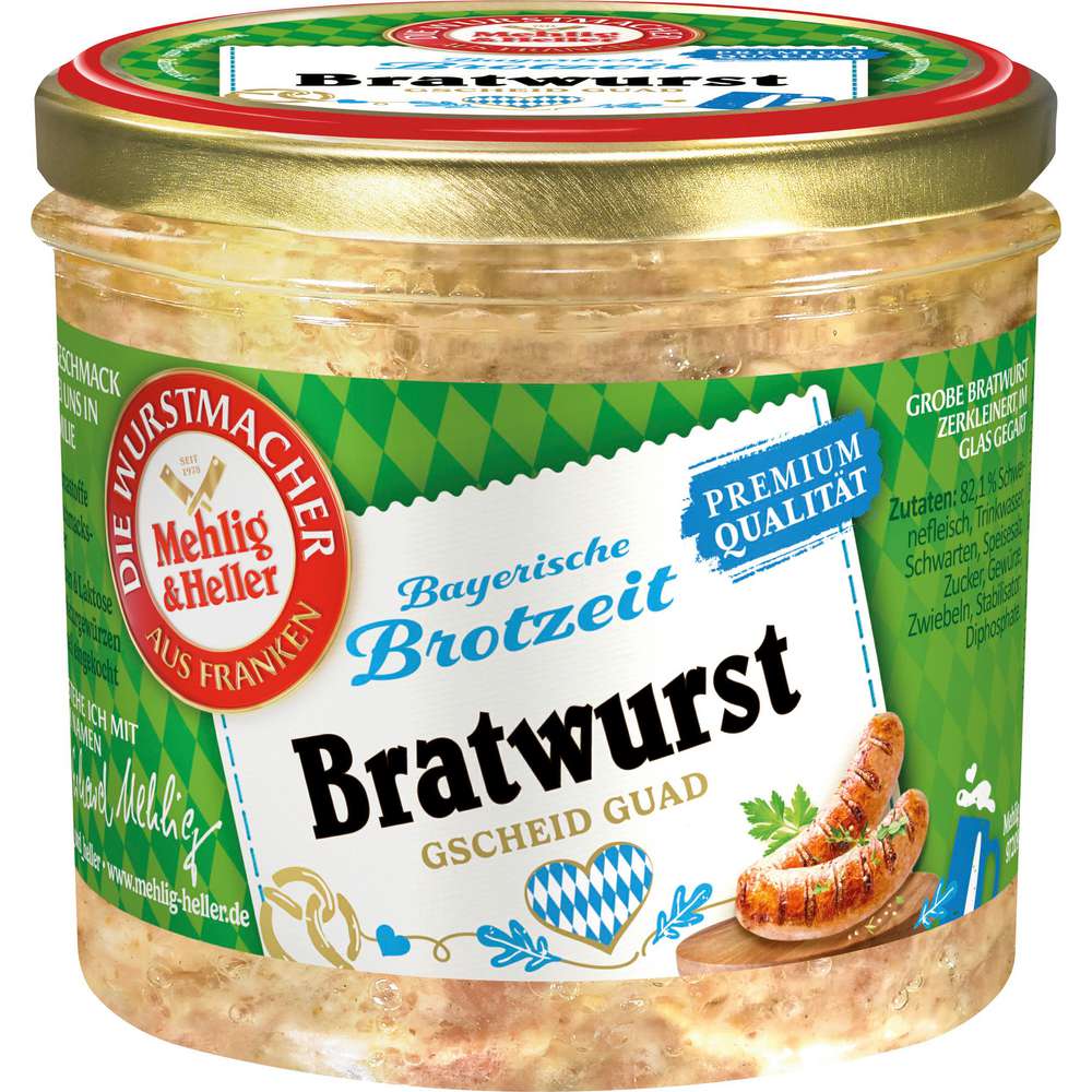 Produktabbildung die Wurstmacher Mehlig & Heller Grobe Bratwurst