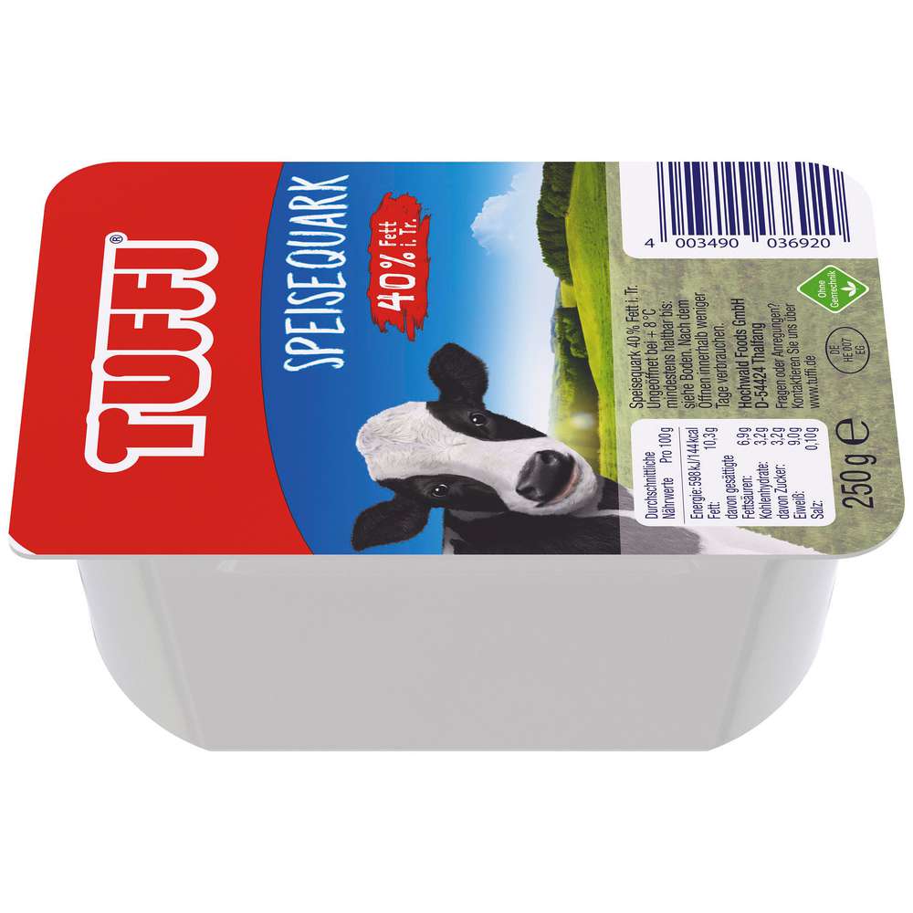 Produktabbildung Tuffi Speisequark 40%