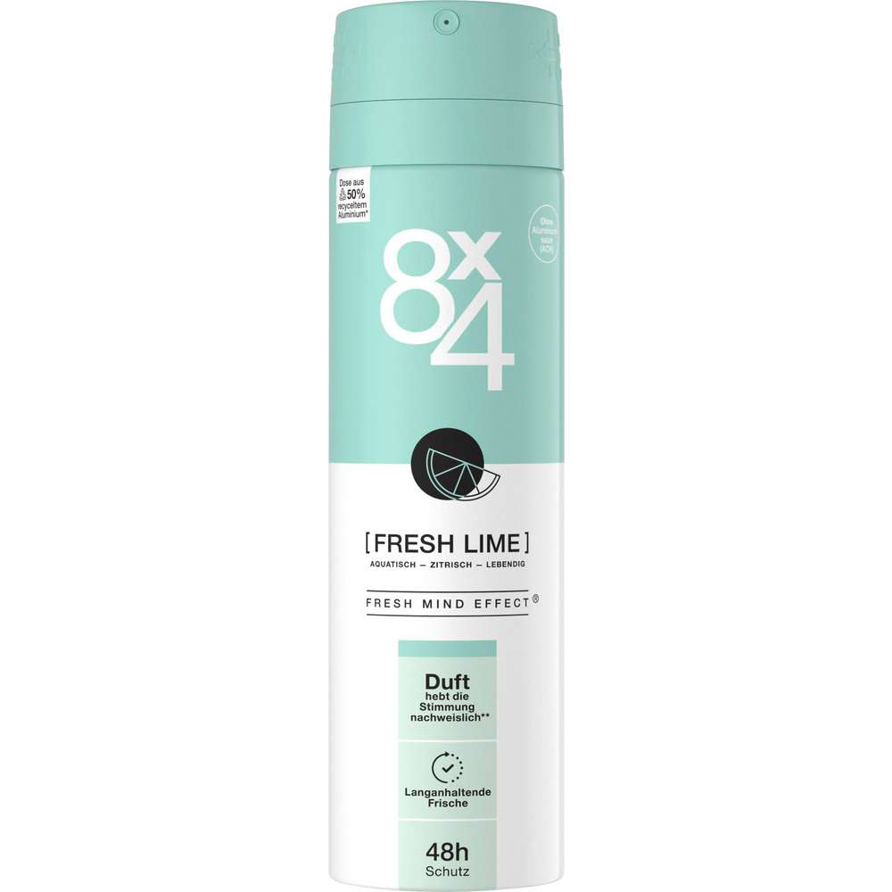 Produktabbildung 8x4 Deodorant, No.7 Fresh Lime