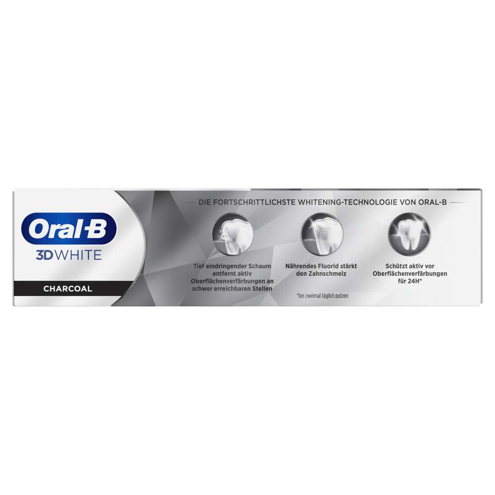 Produktabbildung Oral-B Zahncreme 3D White Luxe Charcoal