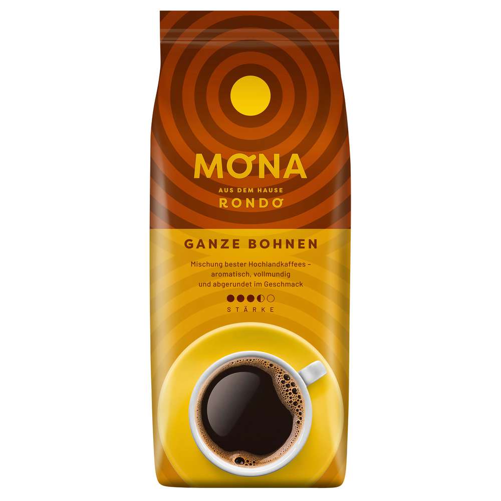 Produktabbildung Mona Kaffee Gourmet, ganze Bohne