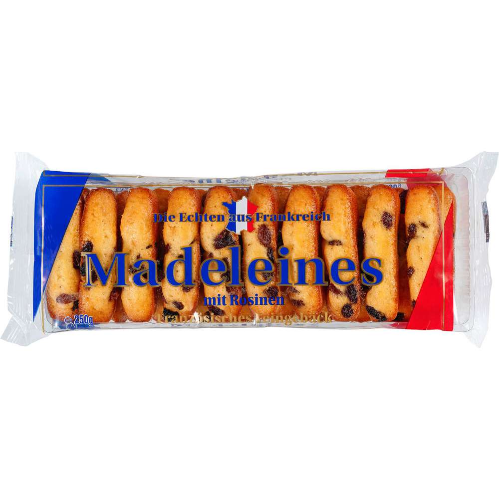 Produktabbildung Pico Food Gmbh Madeleines, Rosinen
