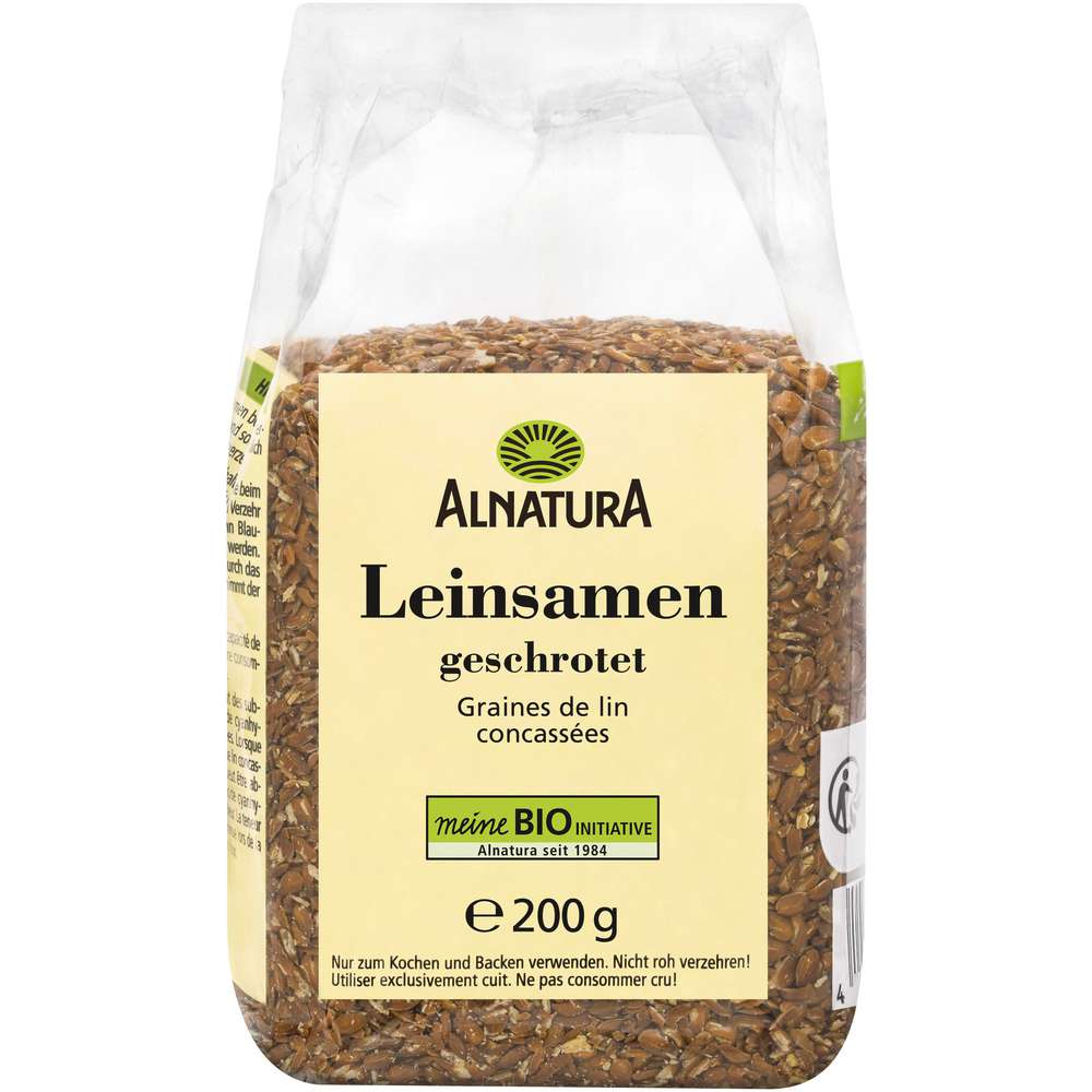 Produktabbildung Alnatura Bio Leinsamen, geschrotet