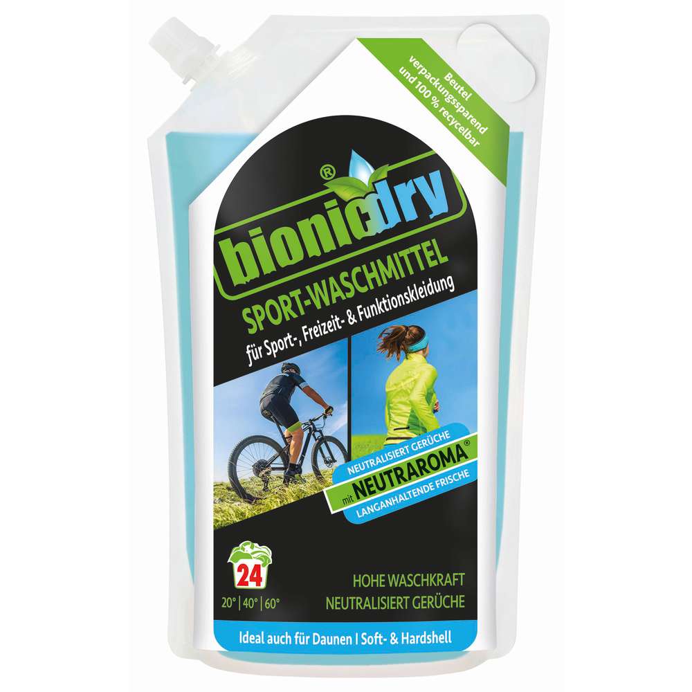 Produktabbildung Bionicdry Sport-Waschmittel, flüssig, neutralisiert Gerüche