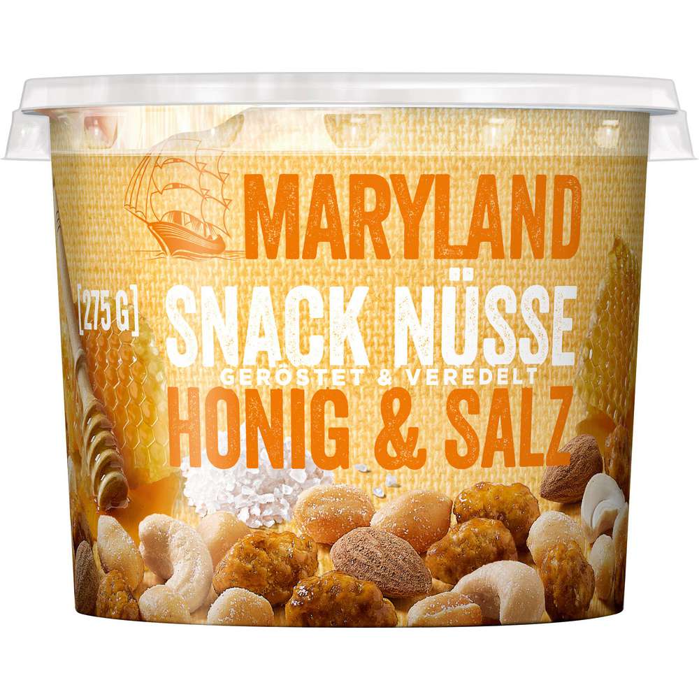 Produktabbildung Maryland Snack-Nüsse Honig & Salz