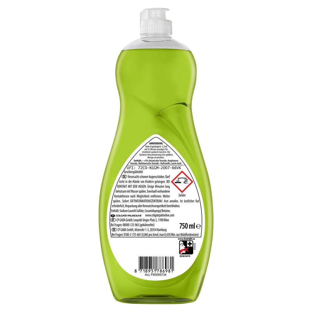 Produktabbildung PALMOLIVE Geschirrspülmittel, Limone