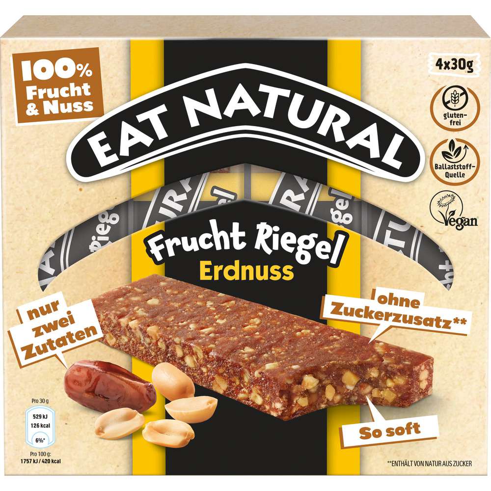 Produktabbildung Eat Natural Frucht Riegel Erdnuss