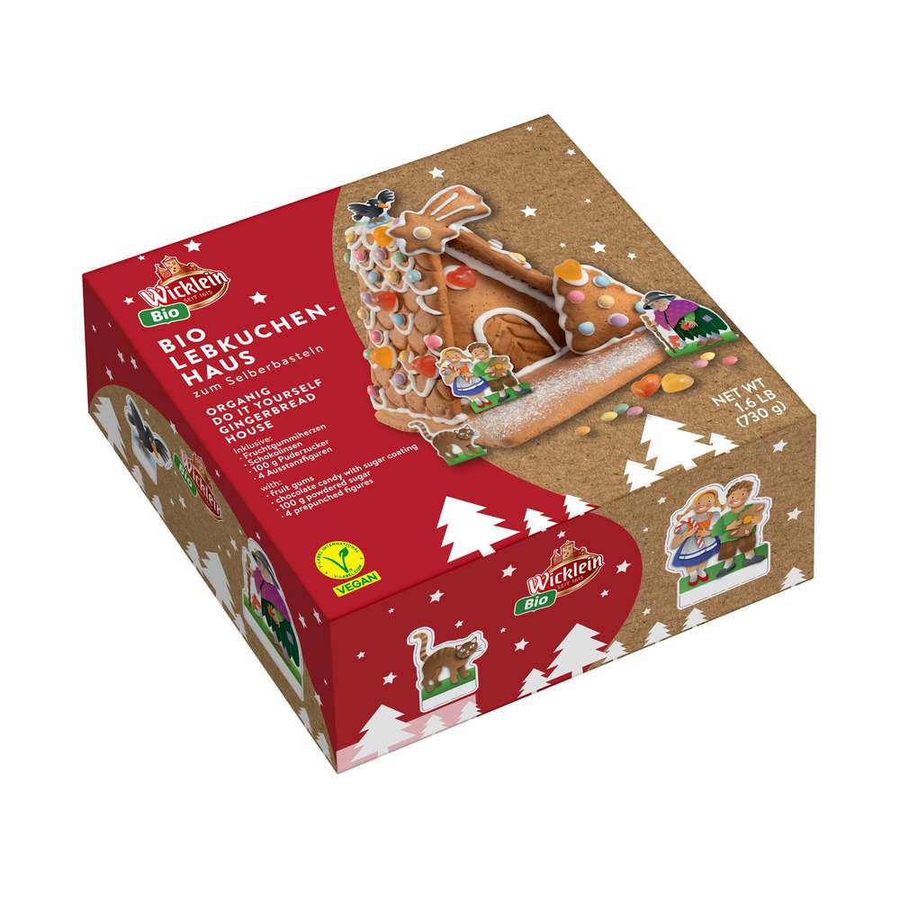 Produktabbildung Wicklein Bio Lebkuchenhaus vegan