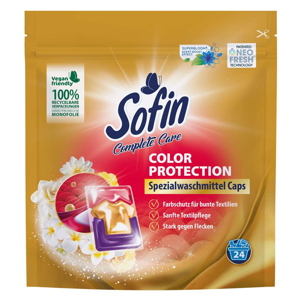 Produktabbildung Sofin Spezialwaschmittel-Caps, Color Protection