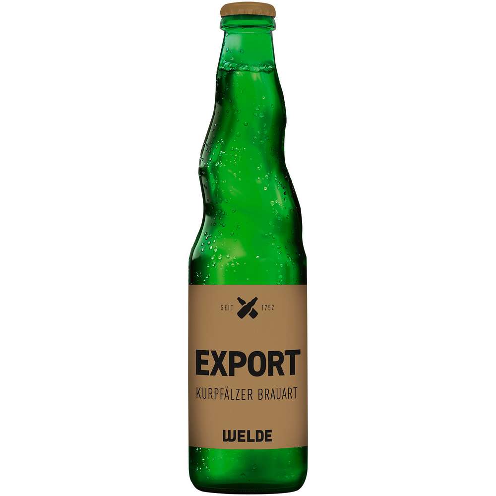 Produktabbildung Welde Ex Export Bier 5,6%