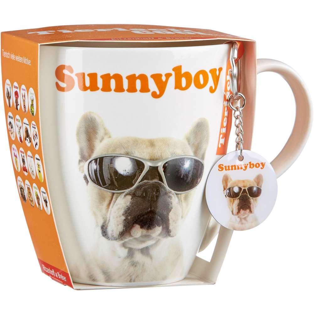 Produktabbildung Ritzenhoff & Breker Tasse Jumbo mit Anhänger Hund mit Sonnnebrille