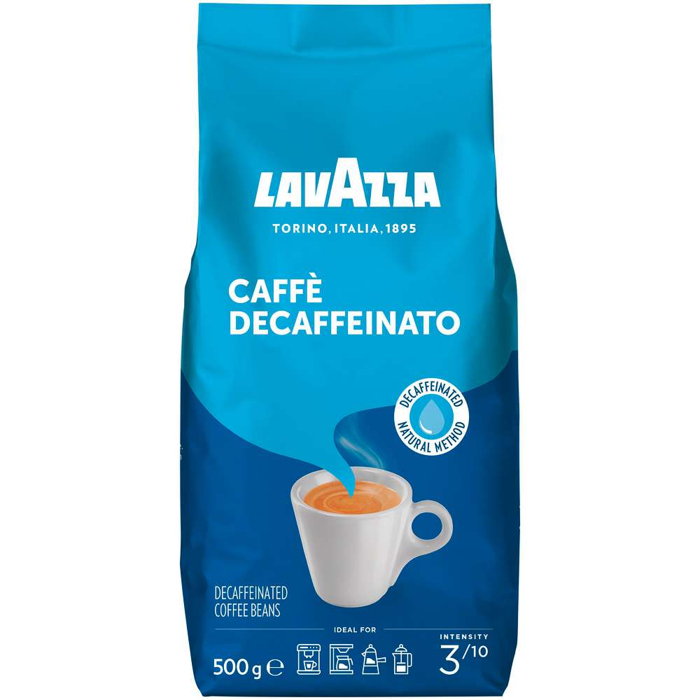 Produktabbildung Lavazza Kaffee Caffe Crema Decaffeinato, ganze Bohne entkoffeiniert