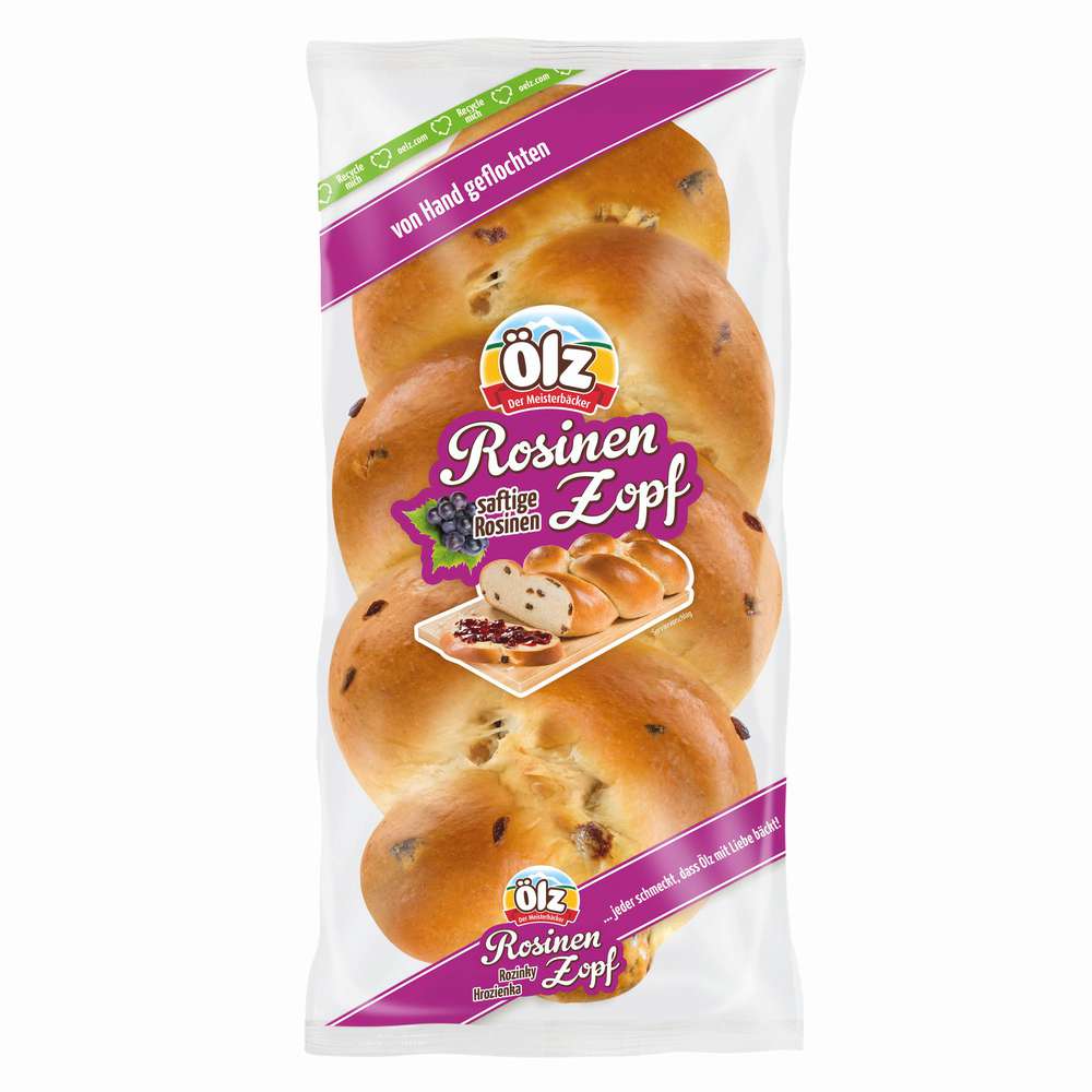 Produktabbildung Ölz der Meisterbäcker Rosinen Zopf