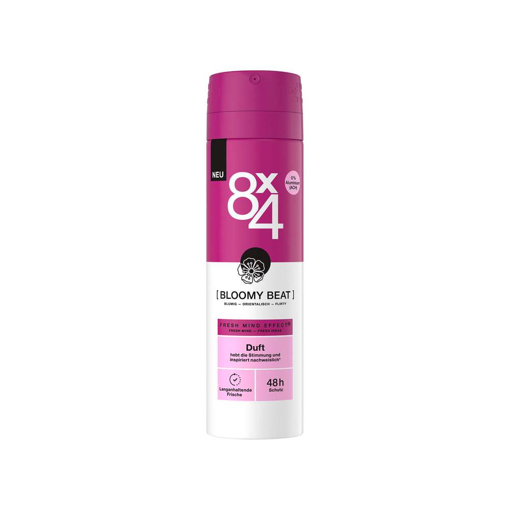 Produktabbildung 8x4 Deo Spray, Bloomy Beat