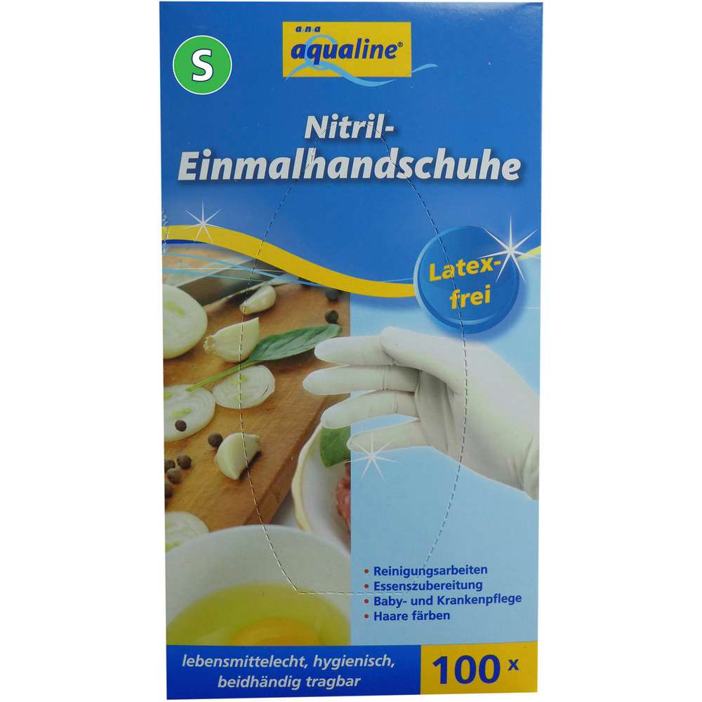 Produktabbildung aQualine Einweghandschuhe Nitril, klein