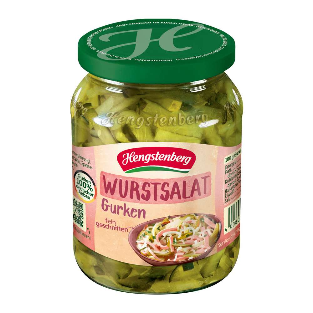 Produktabbildung Hengstenberg Wurstsalat-Gurken