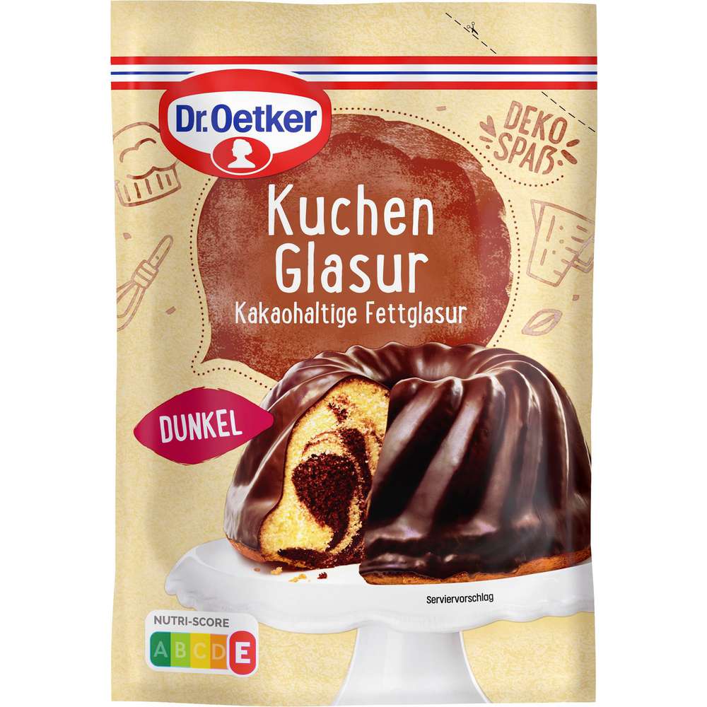 Produktabbildung Dr. Oetker Kuchenglasur, Dunkel