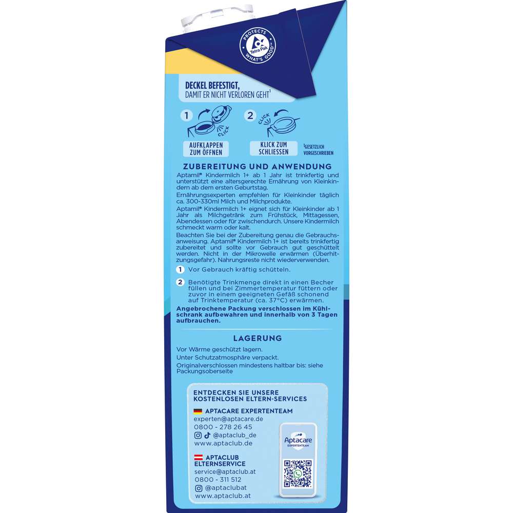 Produktabbildung Aptamil Pronatura Kindermilch 1+