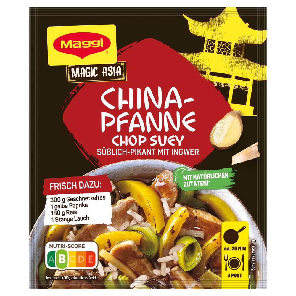 Produktabbildung Maggi Gewürzmischung, Chinapfanne Chop Suey