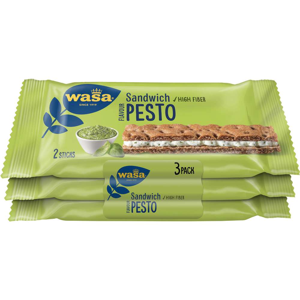 Produktabbildung Wasa Knäckebrot Sandwich, Pesto