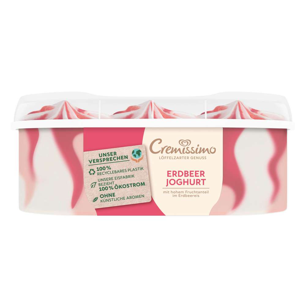 Produktabbildung Langnese Eis Cremissimo, Erdbeer Joghurt