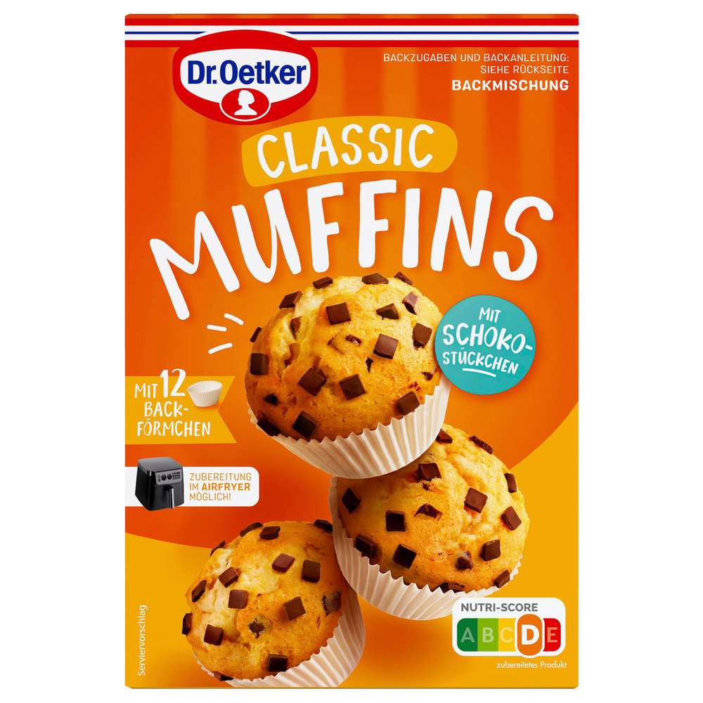 Produktabbildung Dr. Oetker Backmischung Classic Muffins