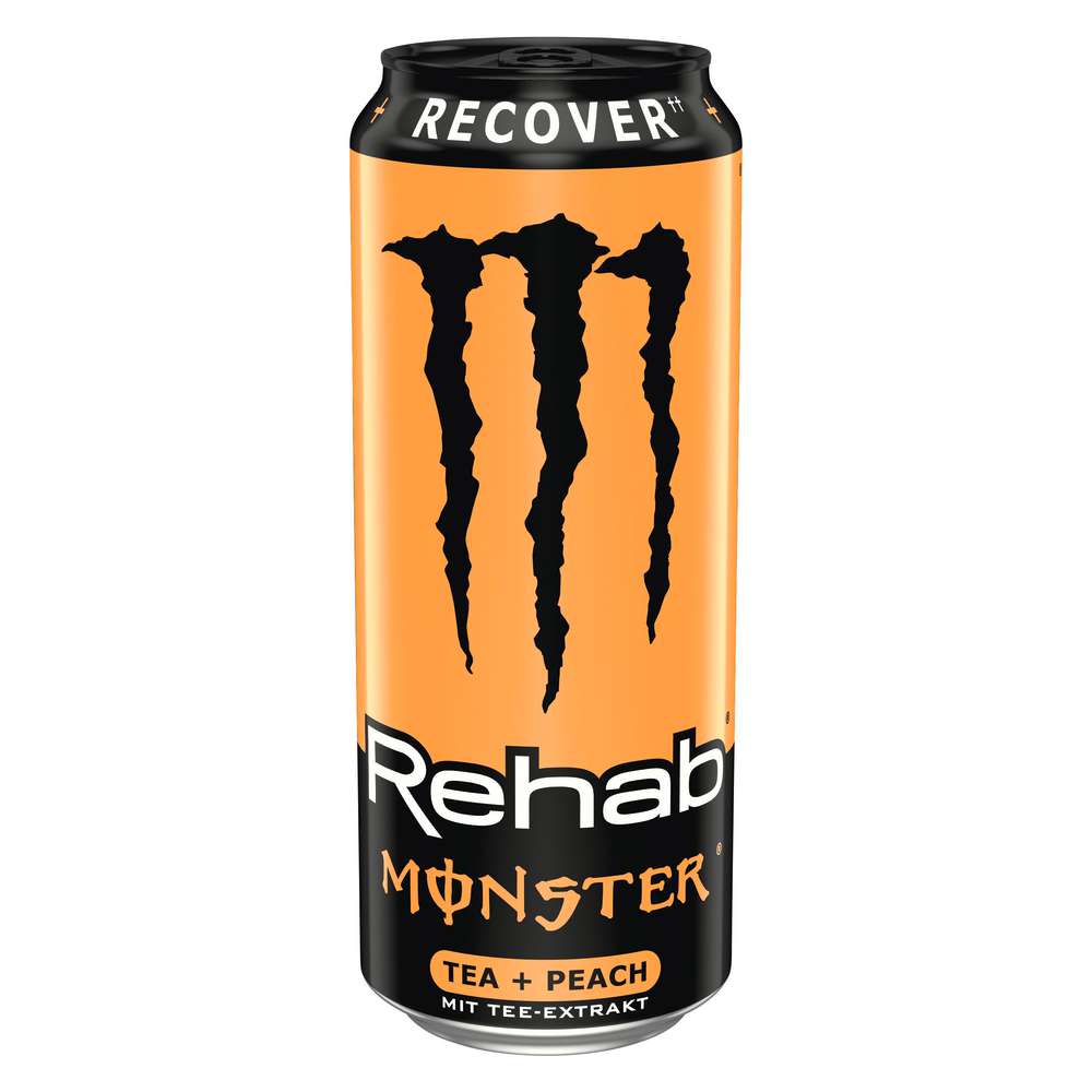 Produktabbildung Monster Energy Eistee, Rehab Peach