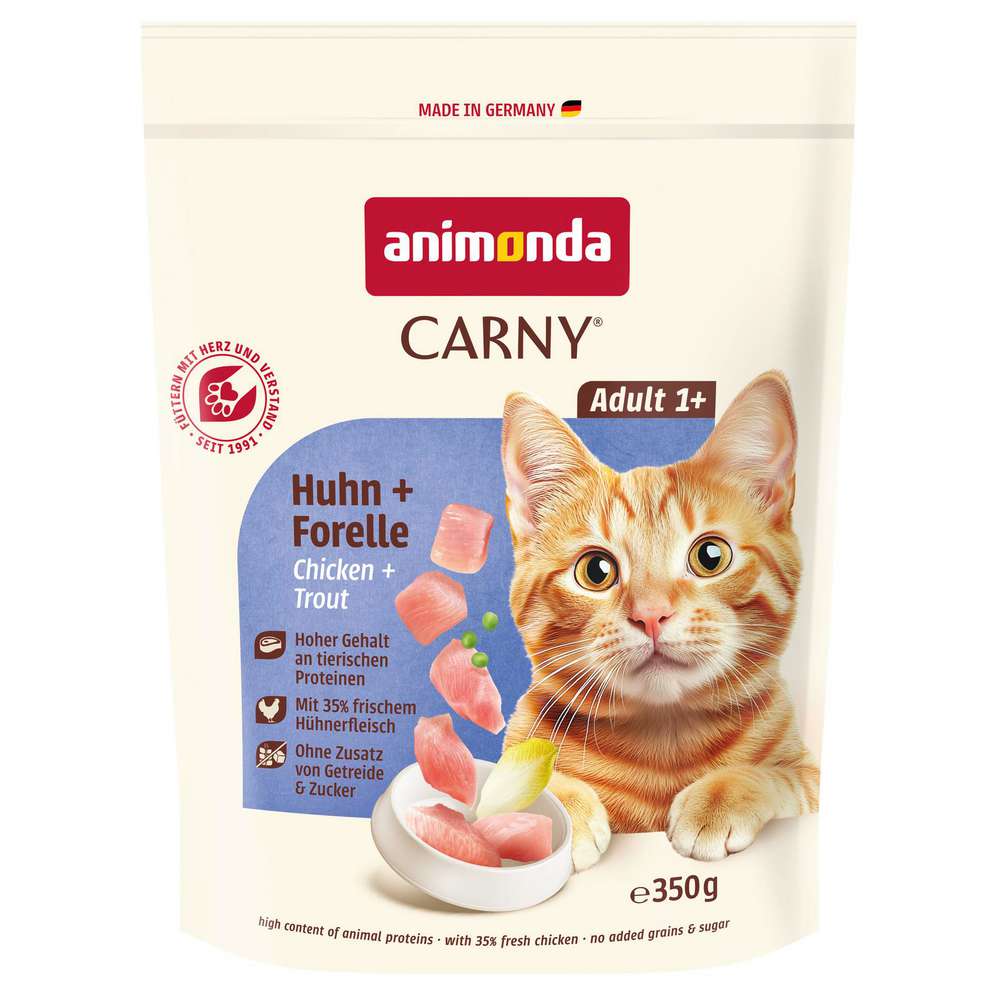 Produktabbildung animonda Katzen-Trockenfutter Carny, Huhn-Forelle