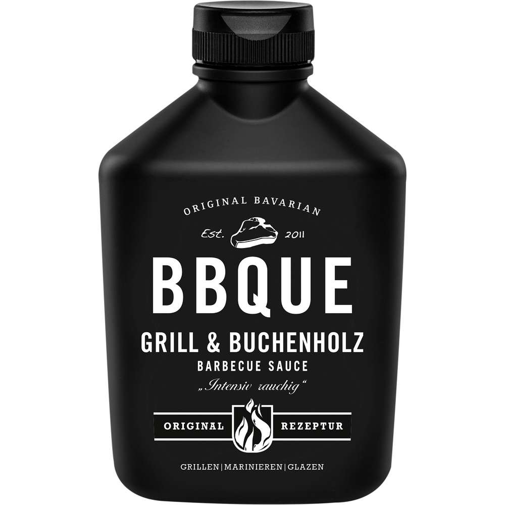 Produktabbildung BBQUE Barbecue-Sauce, Grill & Buchenholz