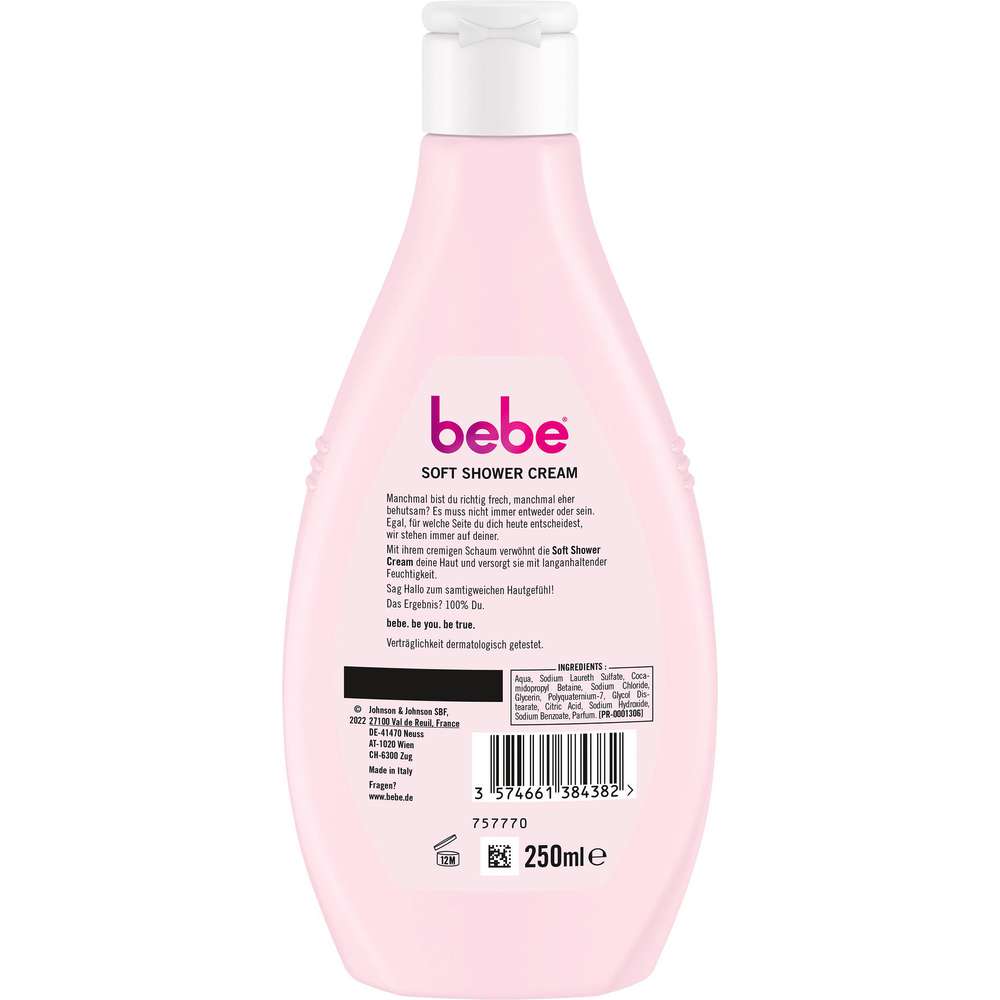 Produktabbildung Bebe Soft Shower Cream, trockene Haut